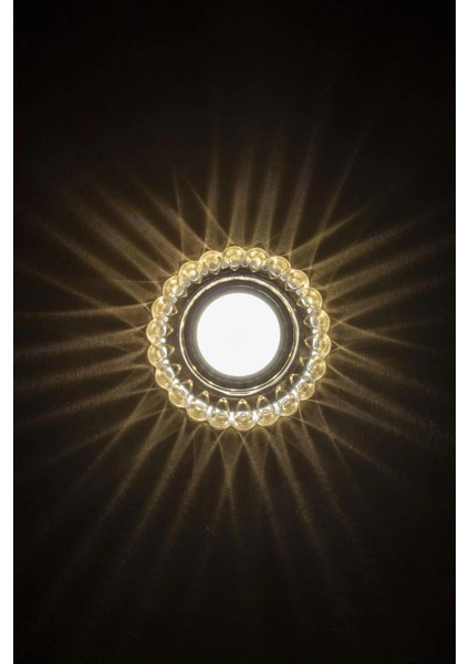 Noas YL65 1667 Geras LED Çerçeveli 4000K Kristal Cam Spot Kasa - Priz ve Anahtar Için Uyumlu Çerçeve fiyatları