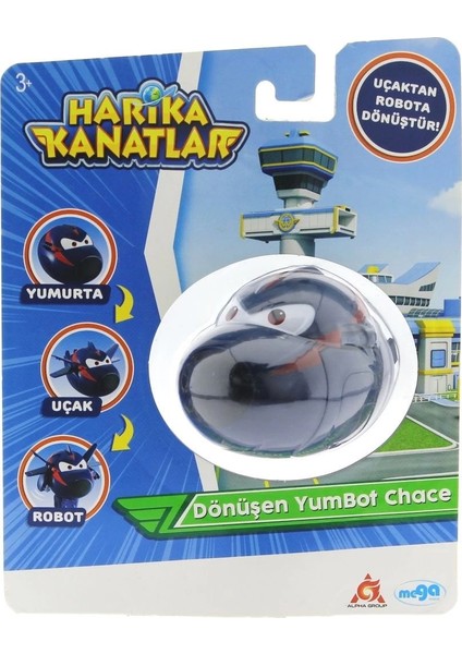 Harika Kanatlar Dönüşen Tekli Figür Yumbot Ajan Chace fırsatları
