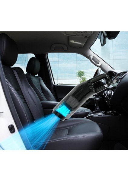 Kablosuz Araç Süpürgesi Hepa Filtreli Islak & Kuru Temizlik 5 Başlıklı 120W Araç Içi Temizlik Seti