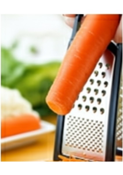 Çift Taraflı Hazneli Rende Paslanmaz Çelik Bıçaklı Kaymaz Tabanlı Sebze Meyve Rendesi,sarımsak Rende