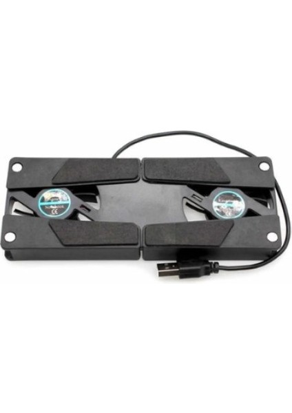 Katlanabilir Laptop Soğutucu Taşınabilir 60MM Fanlı Hızlı Soğutma Sağlayan Dizüstü Bilgisayar Standı