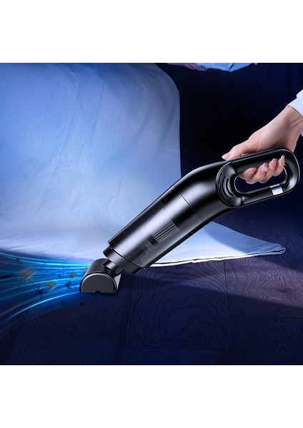 Kablosuz Araç Süpürgesi Hepa Filtreli Islak & Kuru Temizlik 5 Başlıklı 120W Araç Içi Temizlik Seti fırsatları