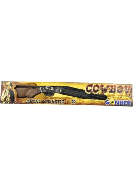 Gonher 8'li Plastik Kowboy Tüfeği
