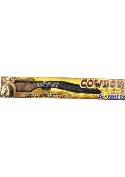 Gonher 8'li Plastik Kowboy Tüfeği