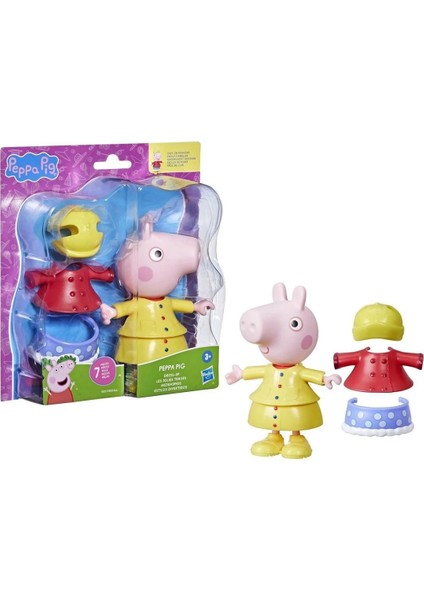 F8859 Peppa Pig ve Ailesi Kıyafetli Figür Seti +3 Yaş