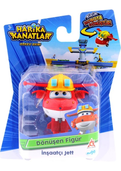 Harika Kanatlar Dönüşen Mini Figür Inşaatçı Jett modelleri