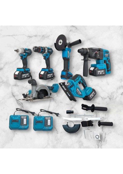 6'lı Matkap Seti, Güçlü ve Çok Amaçlı El Aletleri Koleksiyonu