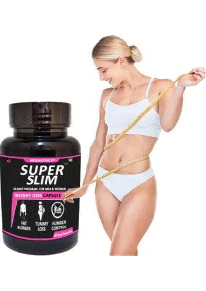 Medinutrica Super Slim Fiziğinizdeki Hafifliğin ve Inceliğin Için Bay 30 Lu Caps fiyatları