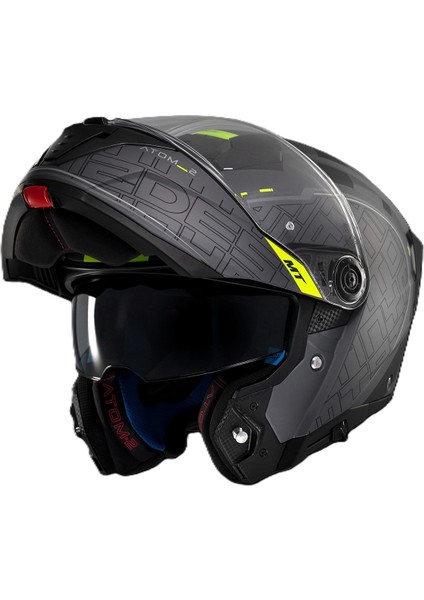 mt Atom 2 FU404SV Destiny C2 Matt Çene Açılır Motosiklet Kaskı fiyatları