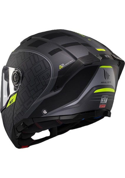 mt Atom 2 FU404SV Destiny C2 Matt Çene Açılır Motosiklet Kaskı indirimleri