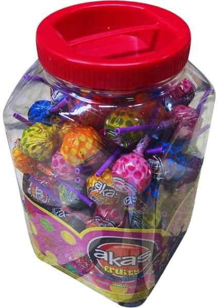 Akaş Meyve Aromalı Lolipop 120 Adet