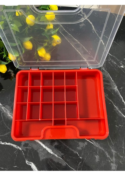 Renkli 18 Bölmeli Boncuk ve Takı Aletleri Hobi Organizer Kutusu modelleri