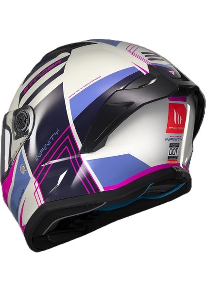 mt Stinger 2 FF126 Tron C8 Gloss Full Face Motosiklet Kaskı fırsatları