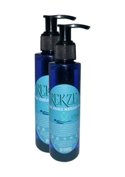 Rekze Erkeklere ve Bayanlara Sade Yenilebilir Masaj Yağı Pure Edible Massage Oil 125ML 2 Adet
