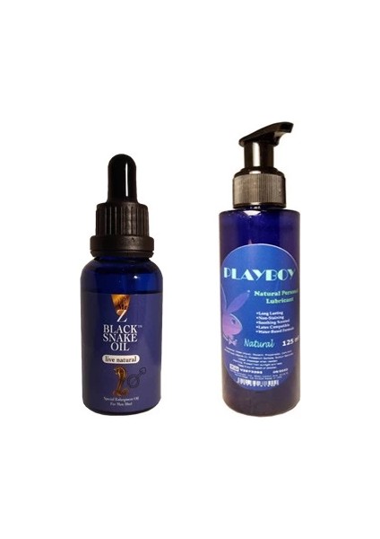 Hintohu Black Snake Erkekler Için For Men + Playboy Natural Personal Lubricant 125 ml