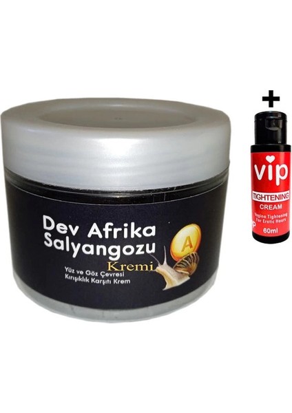 Bonie Giant Vıp:31 Yàşlanma Kàrşıtı Sàlyangoz Kremi 100ML Dev Afrika Salyangozu Yanında Vip Vajìna Şékillendìrici Krem 60 ml