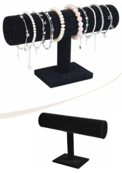 Siyah Takı Düzenleyici Bileklik ve Bilezik Standı fırsatları