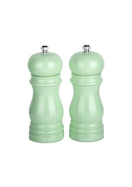 Ultraform Karabiber ve Tuz Değirmen Seti 14 cm Yeşil