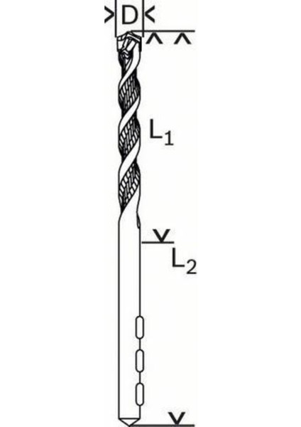 Turbinin Gücüyle 5X100 mm Blue Granit Matkap Ucu fiyatları