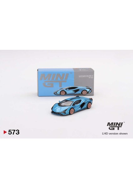 1:64 Lamborghini Sian Fkp 37 Blu Aegir Diecast Model Araba