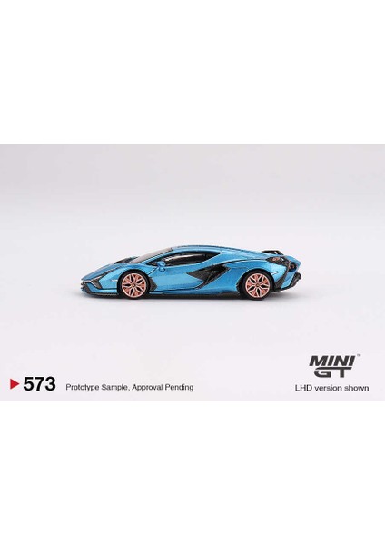 1:64 Lamborghini Sian Fkp 37 Blu Aegir Diecast Model Araba modelleri