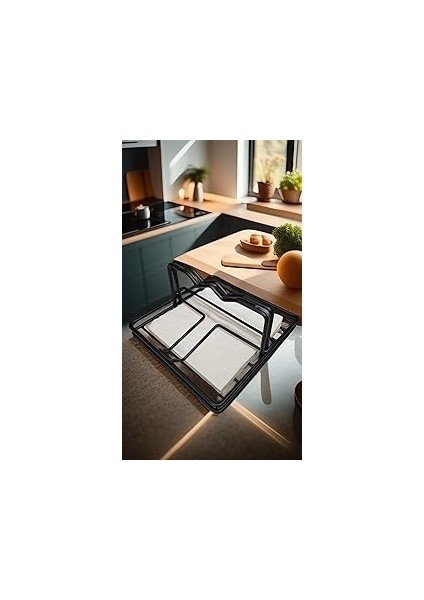 Si̇ngl Si̇yah Metal Modern Peçeteli̇k