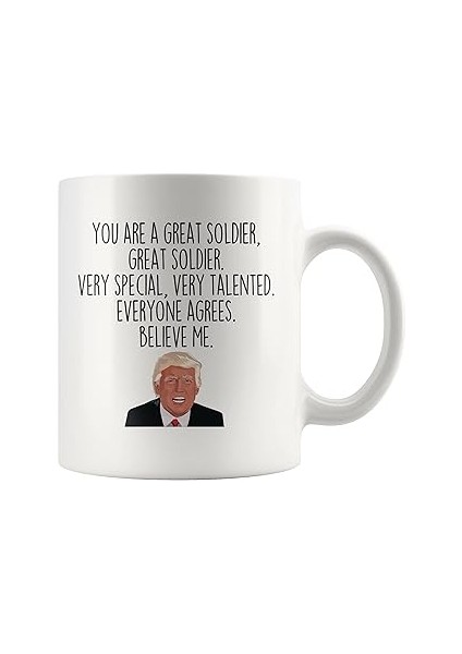 Print Dore Funny Soldier Gift, Soldier Trump Mug, Gift For Soldier, Soldier Gift Idea, Funny Gag Gi