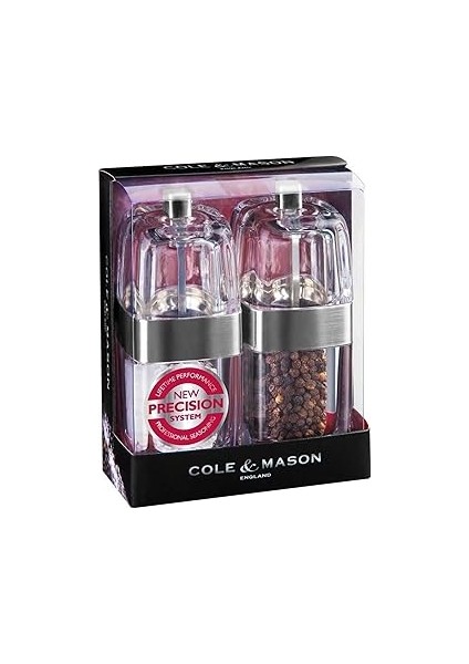 Cole & Mason H57478P Seville 140MM Tuz&biber Değirmen Seti