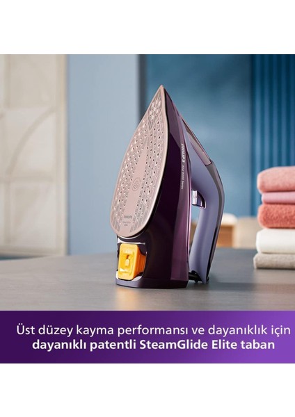 Sıfır Yanık Riski 3000W Yüksek Güç Akıllı Buhar Özelliğine Sahip 8000 Serisi Buharlı Ütü DTS8040+Mini Hav-yün temizleyici fiyatları