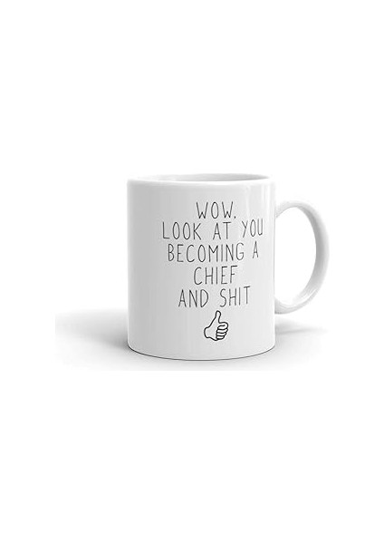 Print Dore Chief Gifts, Chief Mug, Chief Promotion Gift Idea, New Chief In Town Congratulations Mug