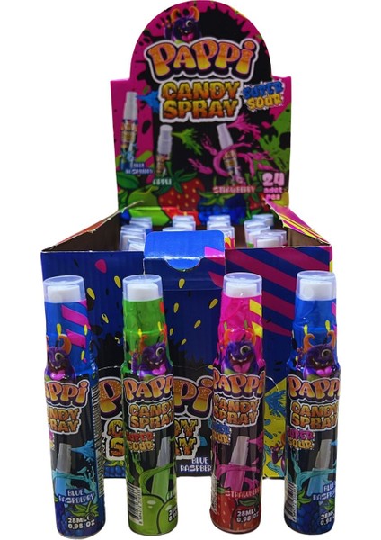 Pappi Candy Spray Meyve Spreyi 24 Adet fiyatları