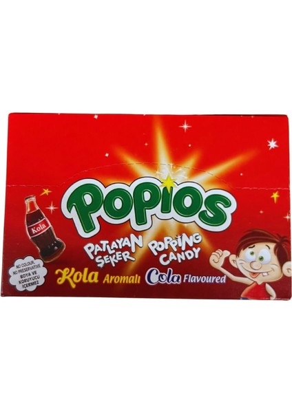 Patlayan Şeker Kola Aromalı 40 Adet