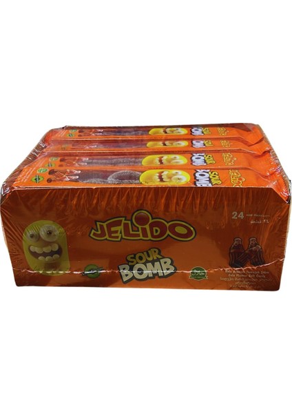 Sour Bomb Jelibon Kola Aromalı Yumuşak Şeker 24 Adet
