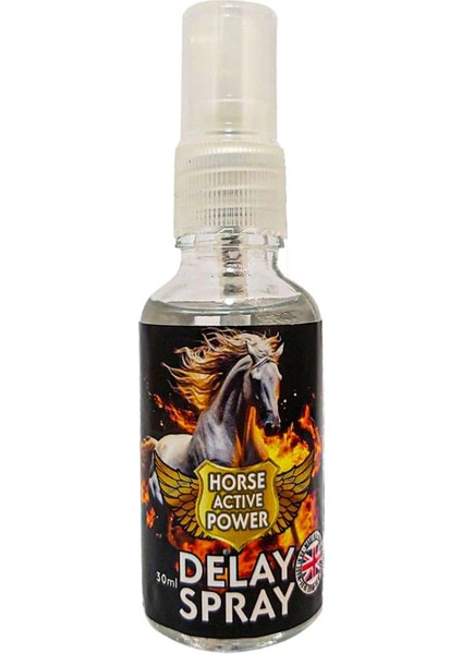 Horse Active Power Del Spray Erkekler Için Uzun Süre Kazandıran Time Stop Sprey 30 ml