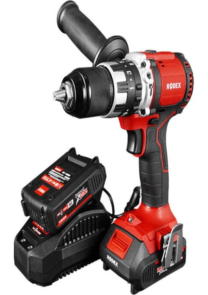 20V Akülü Darbeli Matkap, 80 Nm, Çift Batarya, Şarj Cihazı ve Çantalı