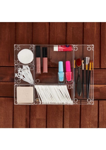 6'lı Çekmece Içi Organizer, Turkuaz, Pratik ve Şık Düzenleyici modelleri