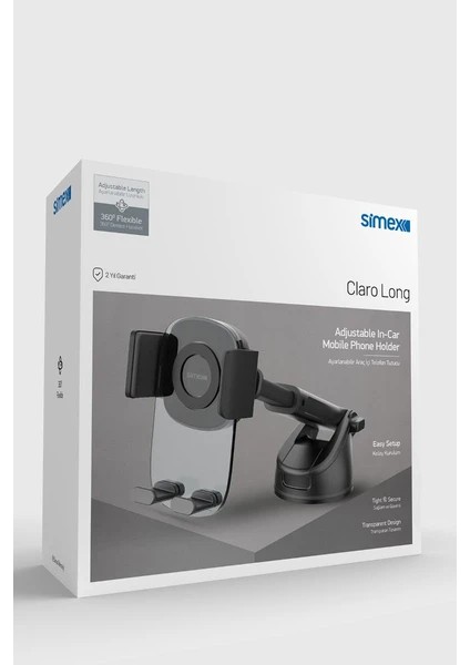 UYGUNAAL03 Simx ST-210 Claro Long Vantuzlu Uzayıp Kısalabilen Telefon Tutucu modelleri