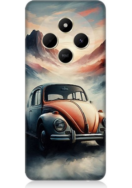 Xiaomi Redmi 14C Uyumlu Dağlar Arasında Vosvos Desenli Silikon Kılıf