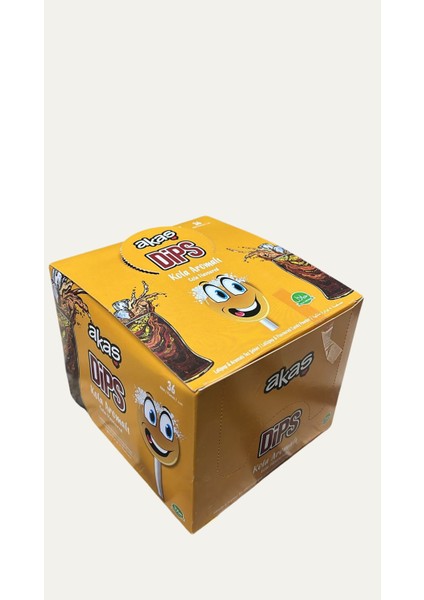 Dips Toz Şekerli Kola Aromalı Lolipop 36 Adet