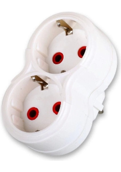 Ikili Topraklı Fişli Priz, Güç ve Güvenlik Için Şık Tasarım