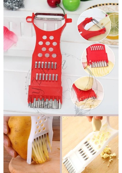 Çok Fonksiyonlu Rende Soyacak Patates,salatalık,limon,havuç Sebze Doğrayıcı