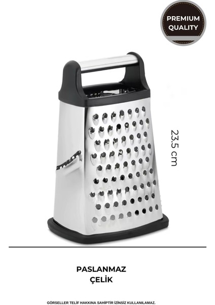 Paslanmaz Büyük Boy Çelik Rende - Çok Işlevli Silikon Tabanlı Çok Fonksiyonlu Çelik Rende