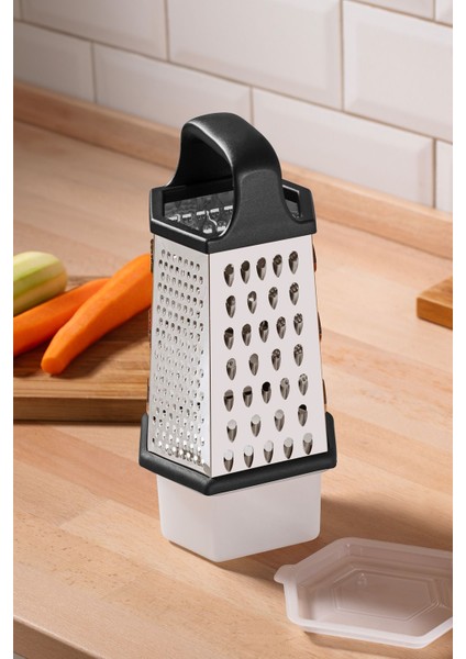 Paslanmaz Çelik Altıgen Hazneli Rende