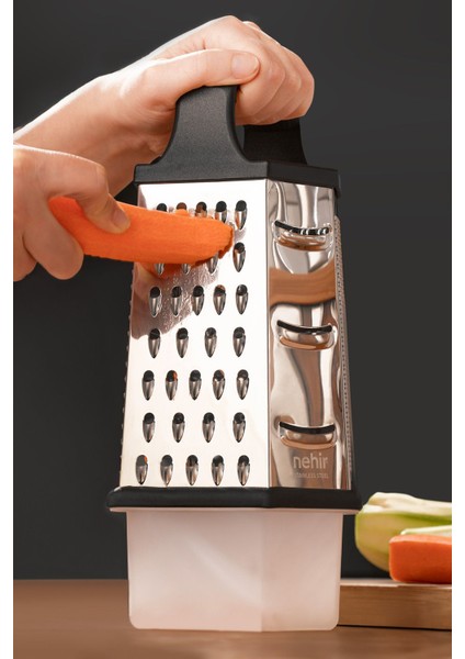 Paslanmaz Çelik Altıgen Hazneli Rende fiyatları