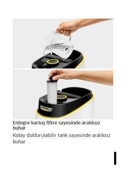Kärcher Sc 3 Deluxe Buhar Temizleyici - Sert Zemin, Halı, Fayans ve Camlarda Yüksek Performans, Uzun Süreli Kullanım ve Çevre Dostu Temizlik+Full Yedek Temizlik Seti +Tüy&Tiftik toplama Makinesi modelleri