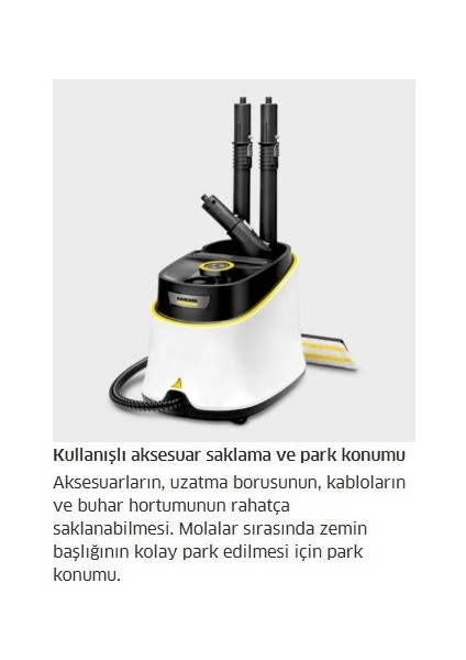 Kärcher Sc 3 Deluxe Buhar Temizleyici - Sert Zemin, Halı, Fayans ve Camlarda Yüksek Performans, Uzun Süreli Kullanım ve Çevre Dostu Temizlik+Full Yedek Temizlik Seti +Tüy&Tiftik toplama Makinesi fırsatları