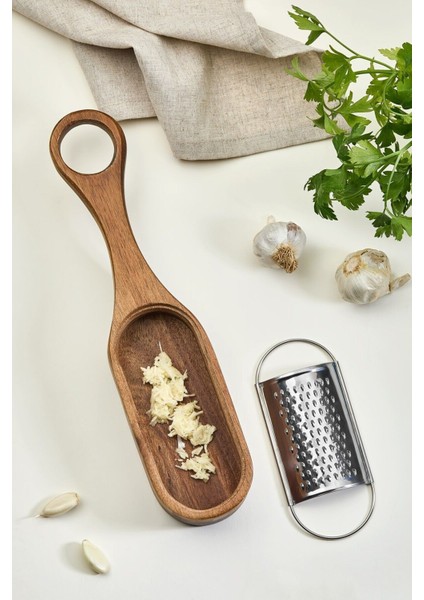 Akasya Ahşap Paslanmaz Çelik El Rendesi - Hazneli fiyatları