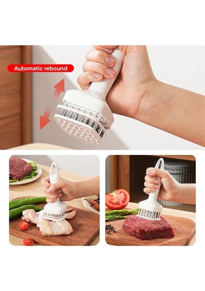 24 Bıçaklı Profesyonel Et Tavuk Yumuşatıcı Iğnelemeli Pirzola Biftek Gevşetici Şeflerin Lezzet Sırr fiyatları