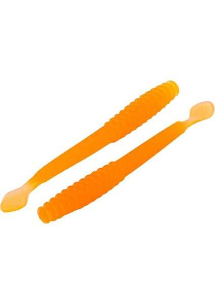 Silikon Sahte Kurt Yem - 2,2g 87MM - Fishack Wormix - Uv Boyalı - Orange