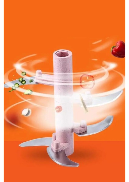 5 Bıçaklı Paslanmaz El Rondosu Rende Doğrayıcı Manuel El Rendesi